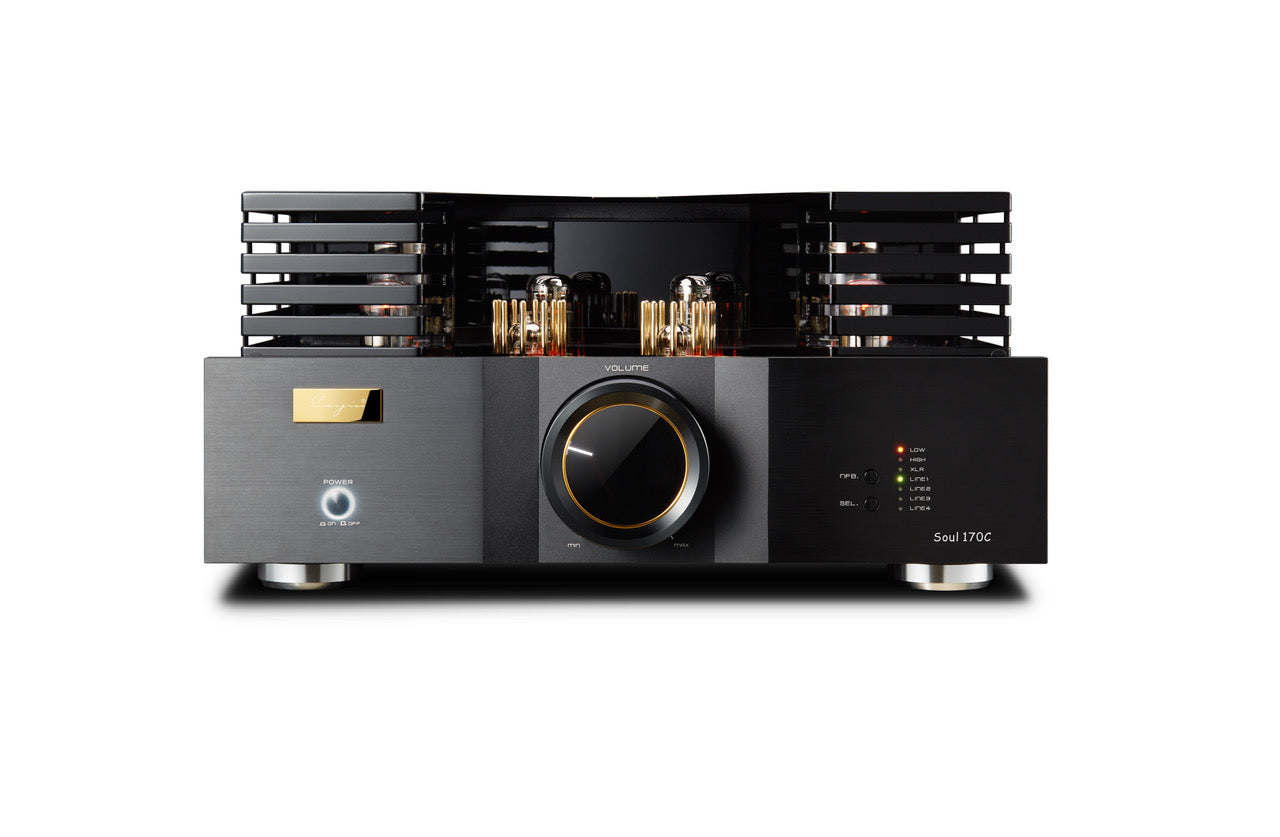 Cayin Soul 170C Class A NFB Pre Amplifier, front with grille