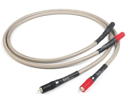 Chord Company Analogue Interconnect Cables Chord EpicX RCA Interconnect Cable 1m (Pair)
