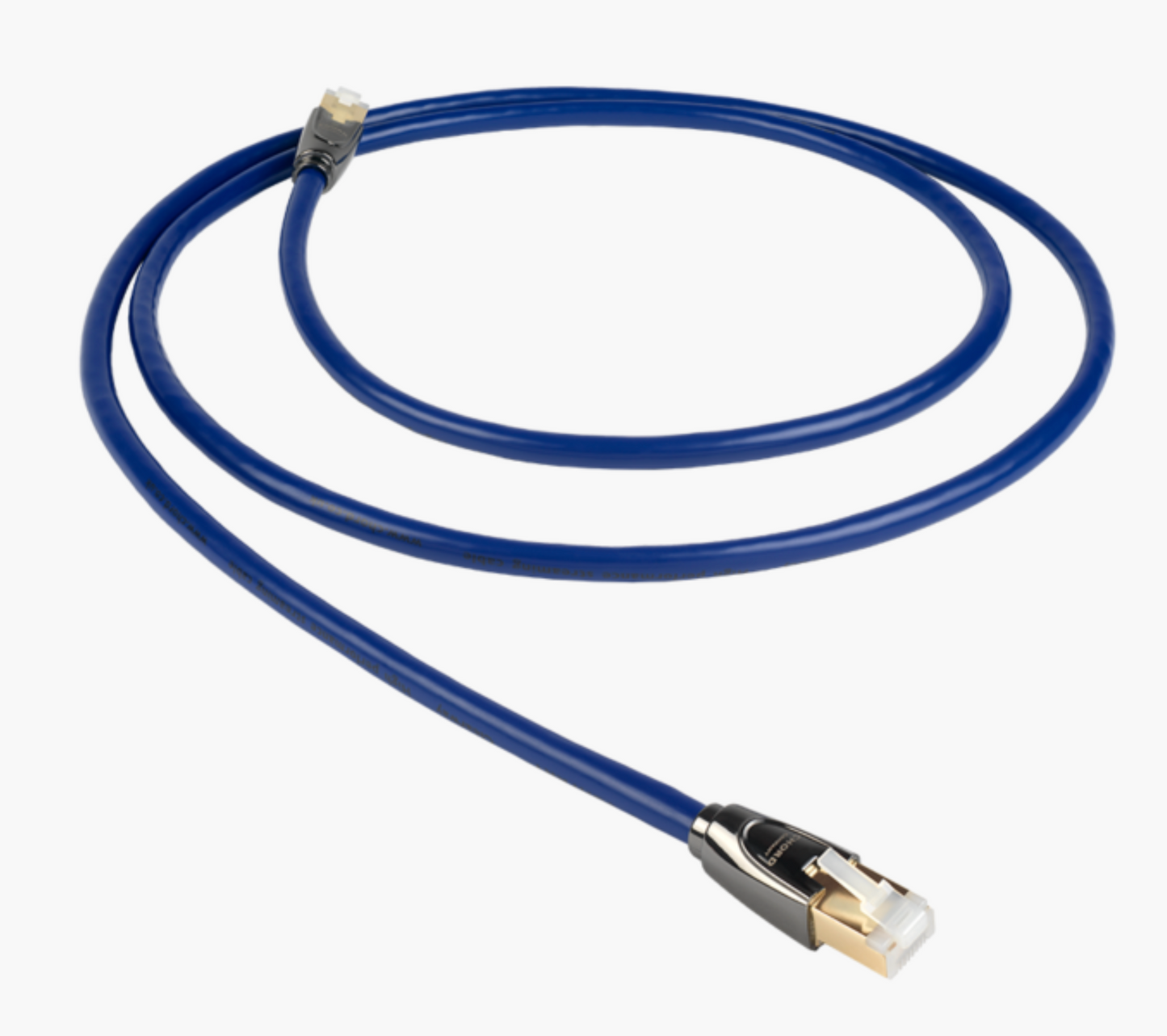 The Chord Clearway Stream Ethernet Cable redefines high-end audio streaming. Image of this cable