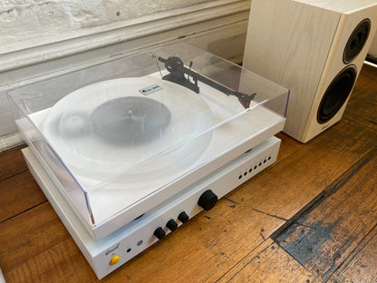 Combo Audio Bundles Excuse Me, Does it Come In White Turntable Pack