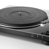 Denon DP-450USB Turntable with USB & Phono Preamp, on angle, no dustcover