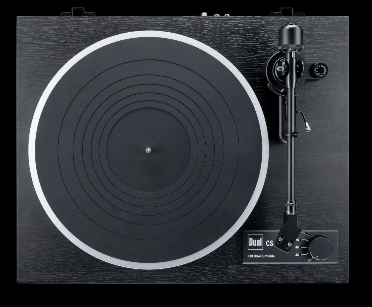 Dual CS-418 Manual Turntable helicopter view