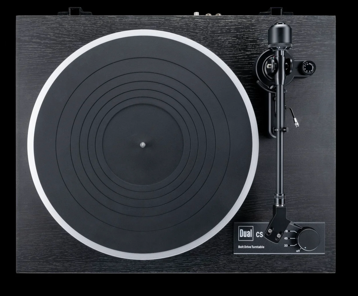 Dual CS-418 Manual Turntable helicopter view