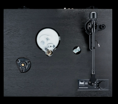 Dual CS-418 Manual Turntable under the platter