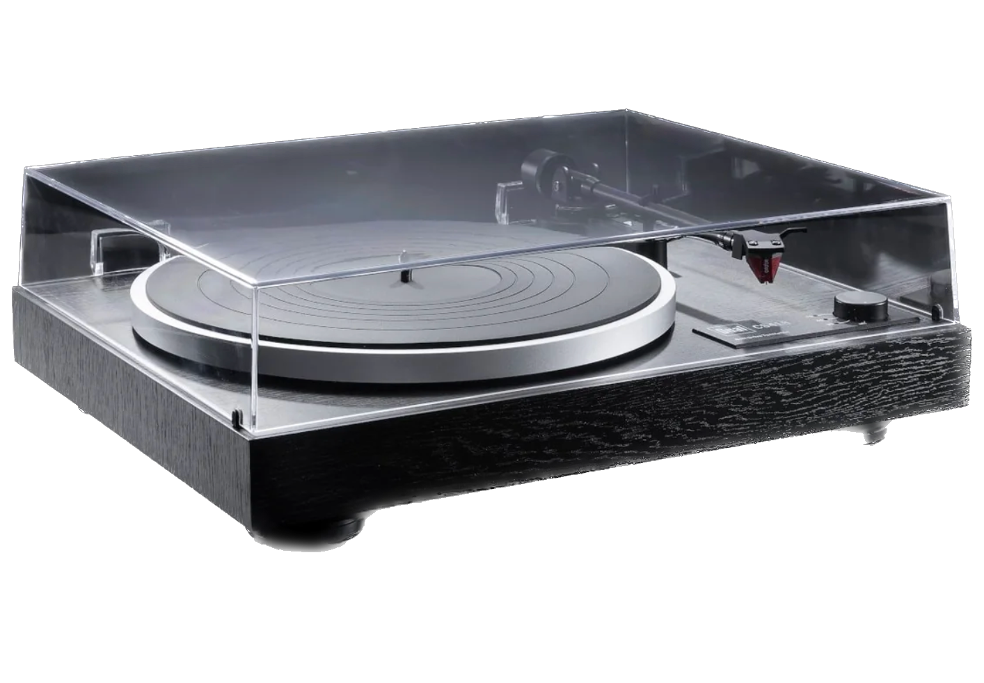 Dual CS-418 Manual Turntable with dustcover on