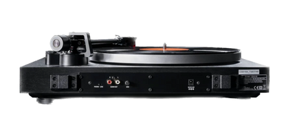 Dual CS-518 Manual Turntable in Blackwood.  Rear of turntable