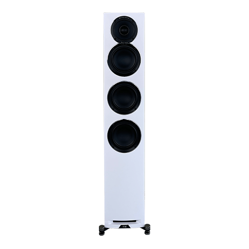 Elac Floorstanding Speakers Elac Uni-Fi Reference UFR52 Floorstanding Speakers - White/Oak