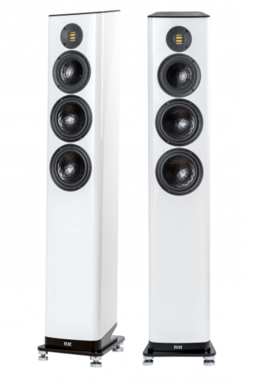 Elac Floorstanding Speakers Elac Vela FS 409 Floorstanding Speakers - Gloss White