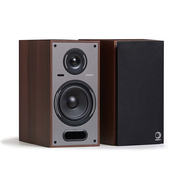 Elipson Horus 6B BT Active Speakers in Walnut