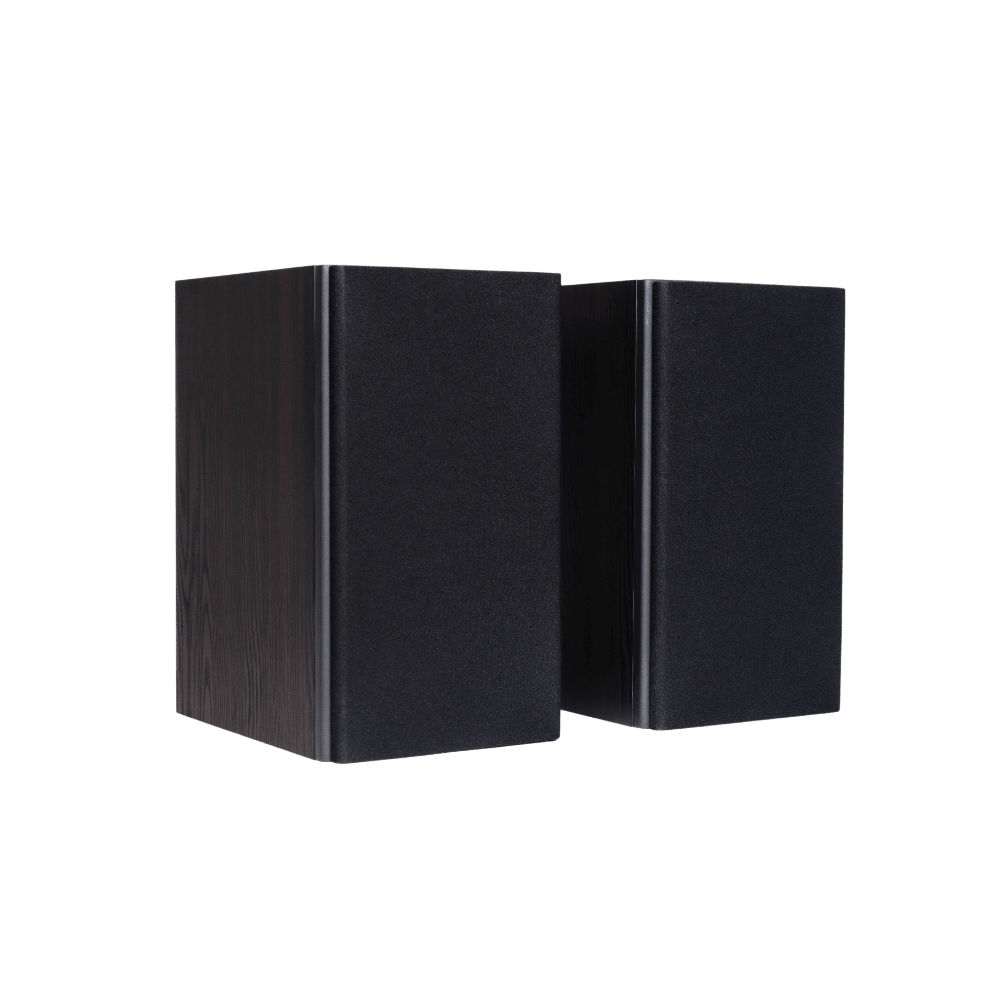Encel Gelati Bookshelf Speakers in Birch Black with Black grilles