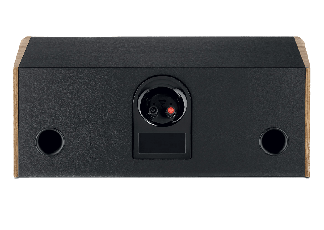 Focal Aria EVO X Centre Speaker in Prime Walnut, rear of unit