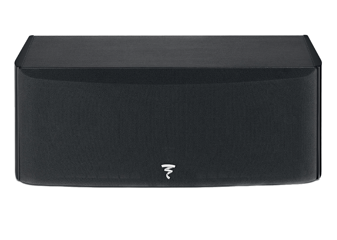 Focal Aria EVO X Centre Speaker in High Gloss Black, front with grille