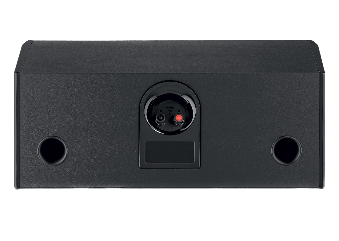 Focal Aria EVO X Centre Speaker in High Gloss Black, rear of unit