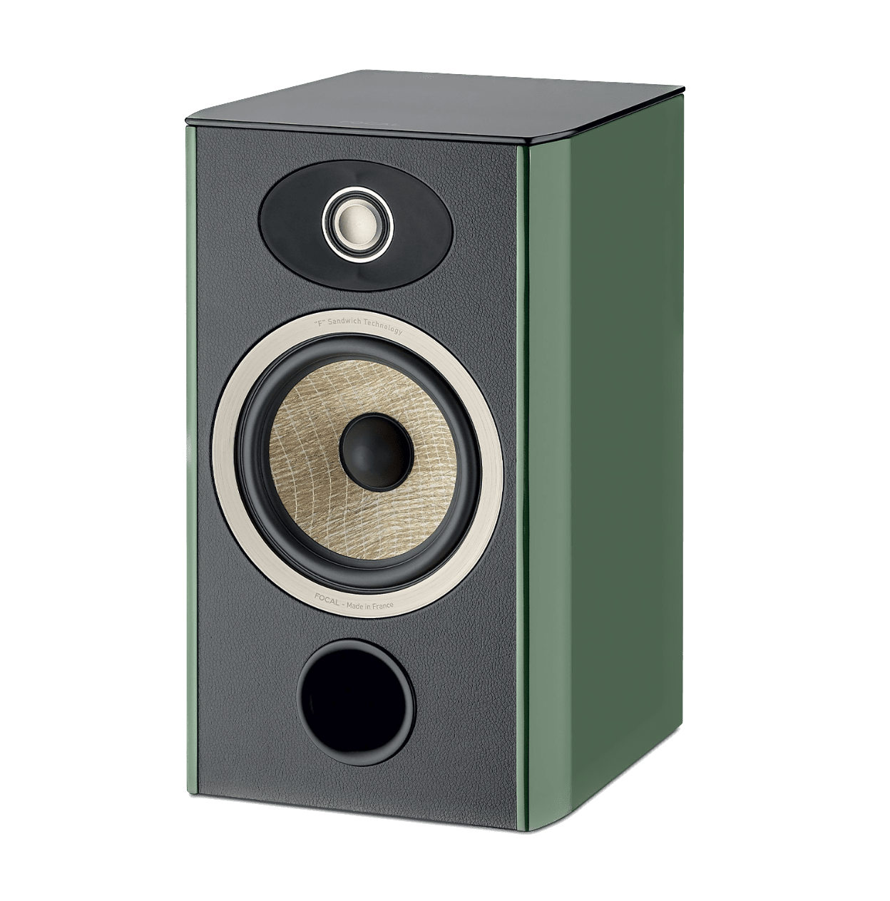 Focal Aria EVO X N° 1 Bookshelf Speaker air in Moss Green,  without Grille 