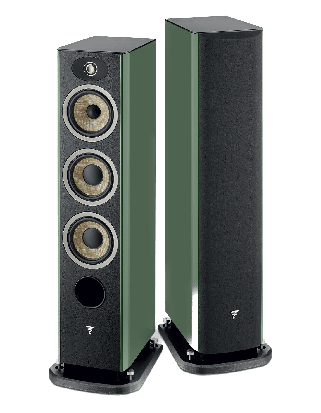 Focal Aria EVO X N° 2 Floorstanding Speakers, pair in Moss Green
