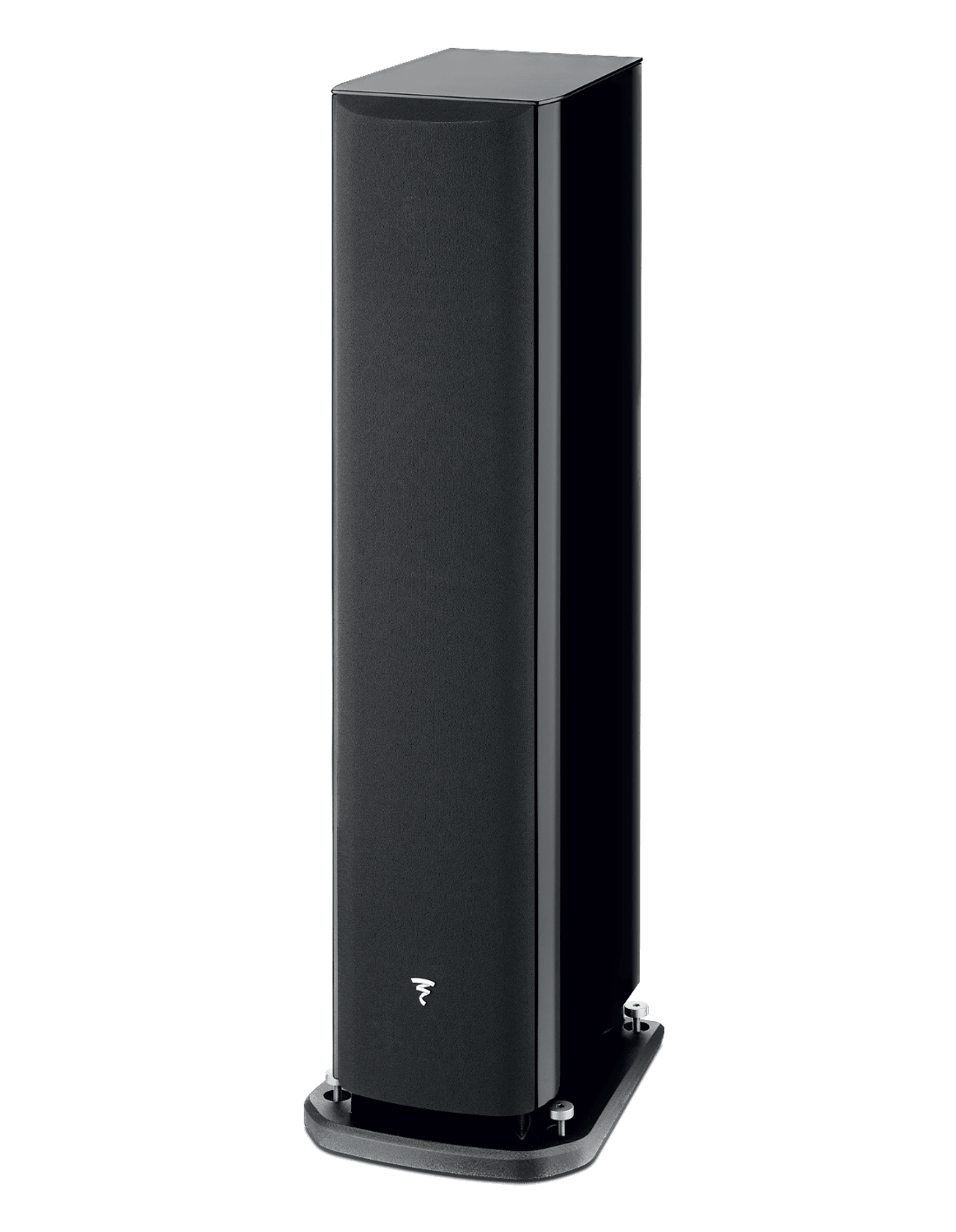 Focal Aria EVO X N° 2 Floorstanding Speakers, individual speaker with grille in High Gloss Black