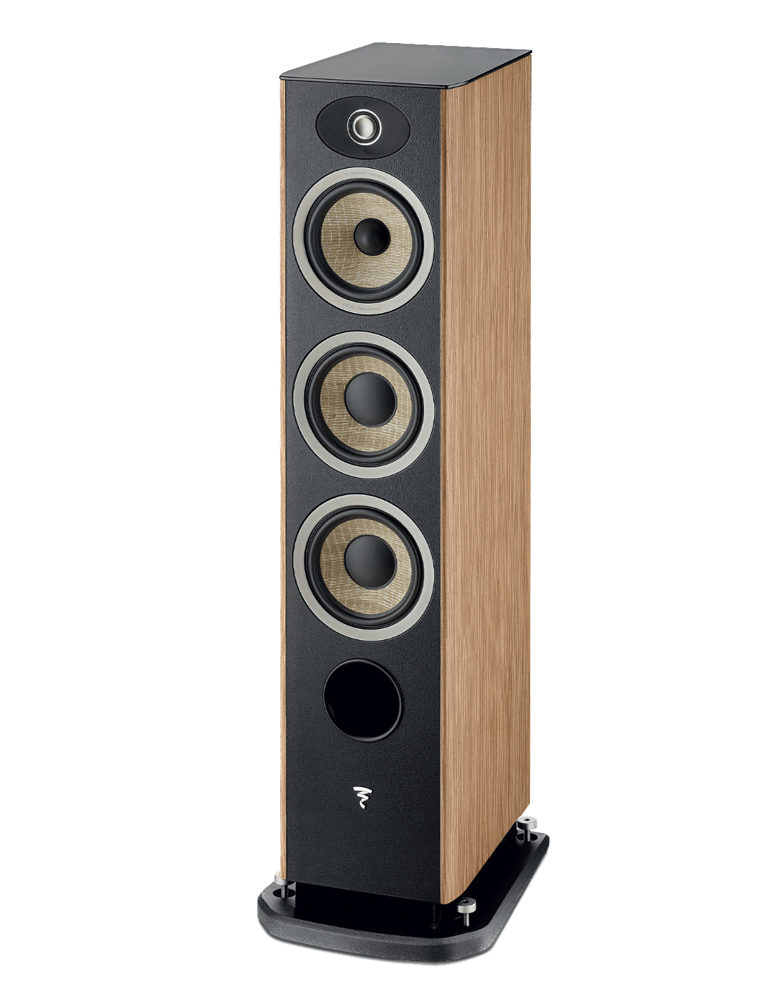 Focal Aria EVO X N° 2 Floorstanding Speakers, individual speaker without grille in Prime Walnut