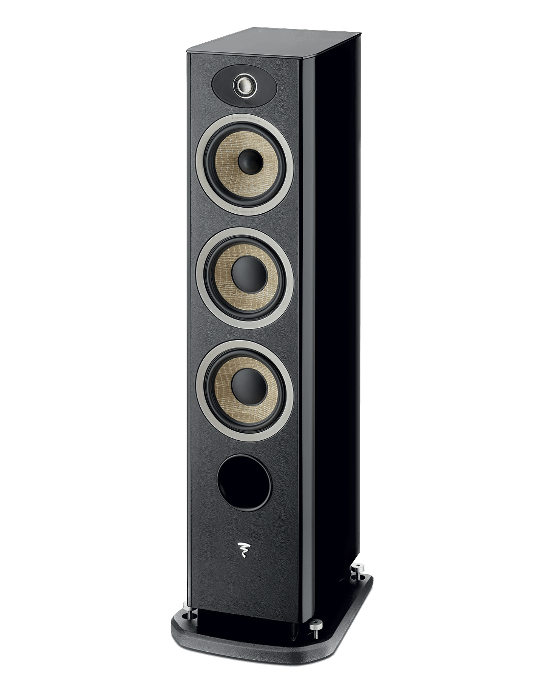 Focal Aria EVO X N° 2 Floorstanding Speakers, individual speaker without grille in High Gloss Black