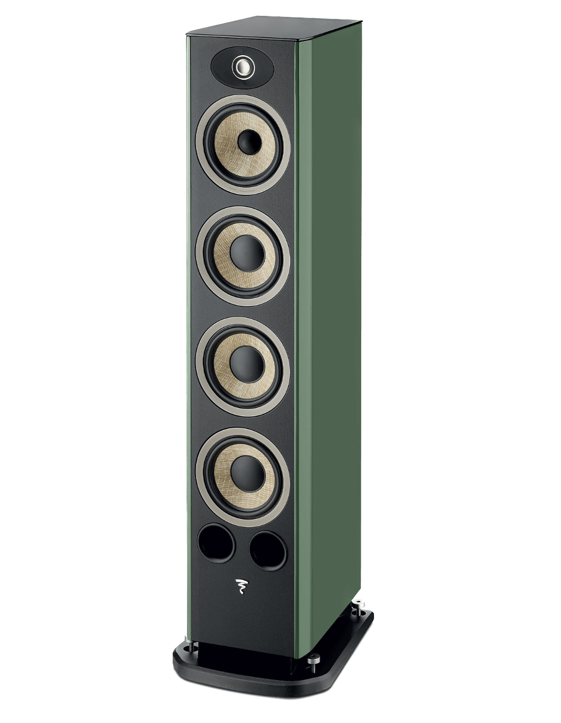 Focal Aria EVO X N° 3 Floorstanding Speaker in Moss Green, without grille