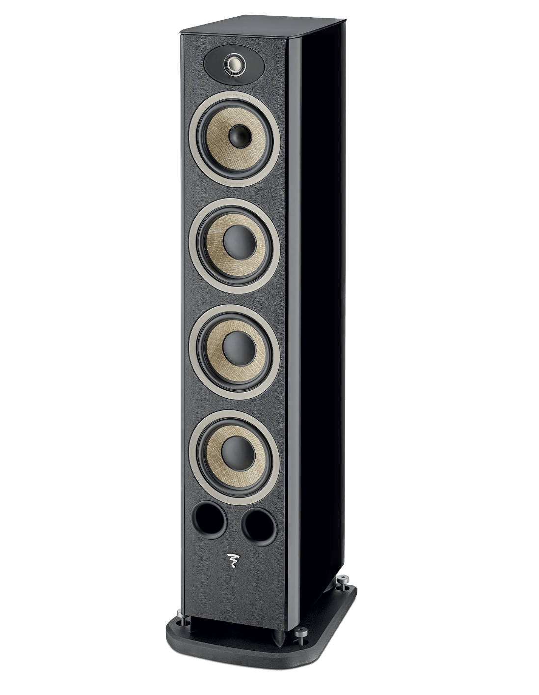 Focal Aria EVO X N° 3 Floorstanding Speaker in High Gloss Black, without grille