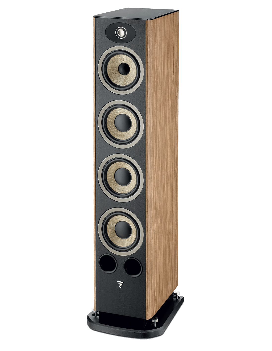 Focal Aria EVO X N° 3 Floorstanding Speaker in Prime Walnut, without grille