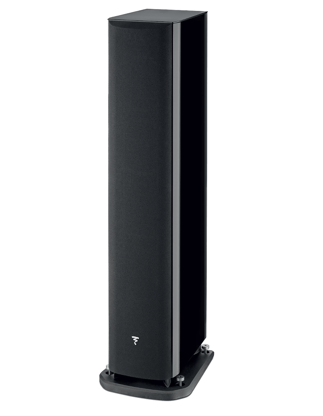 Focal Aria EVO X N° 3 Floorstanding Speaker in High Gloss Black, with grille