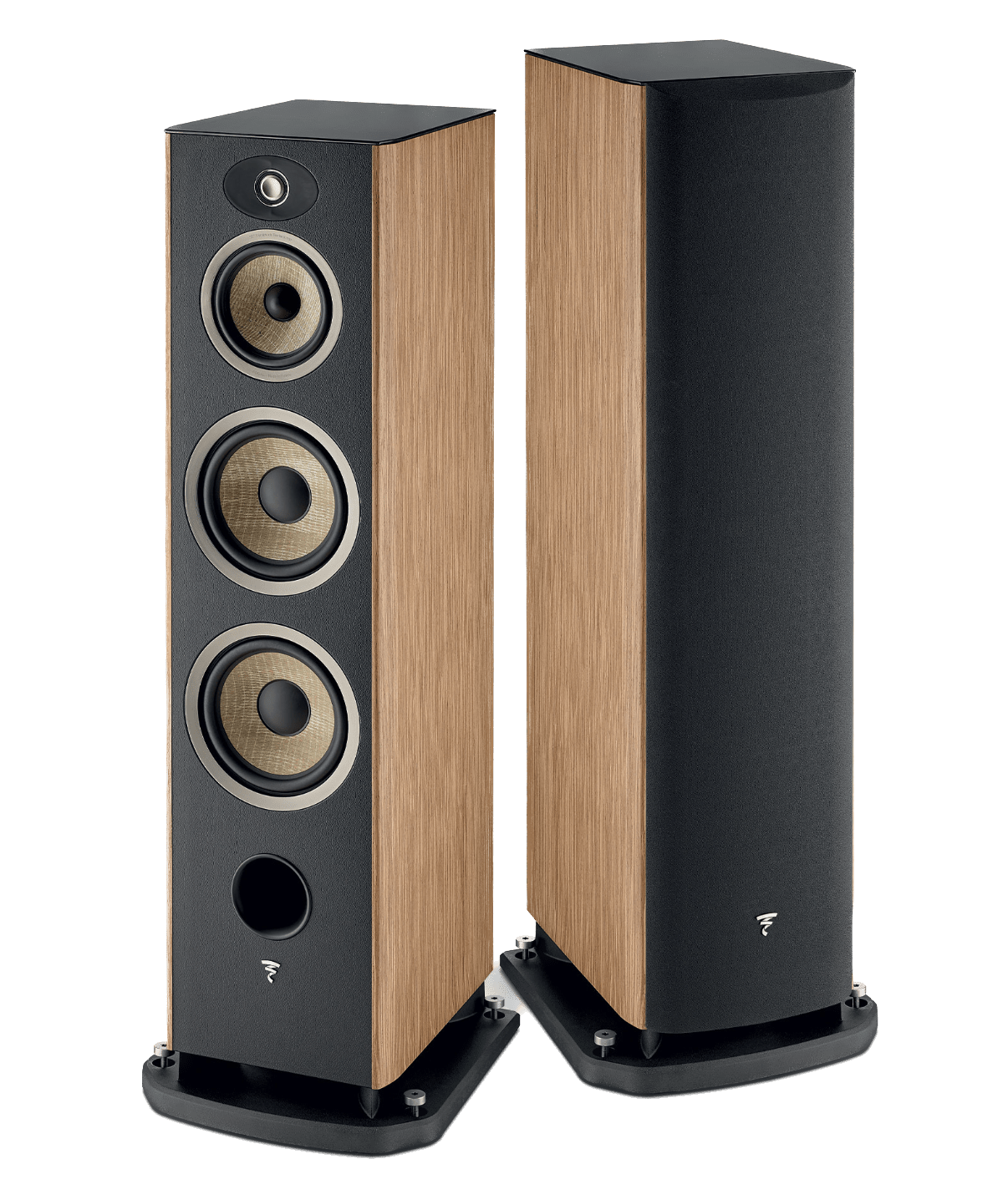 Focal Aria EVO X N° 4 Floorstanding Speakers, pair in Prime Walnut