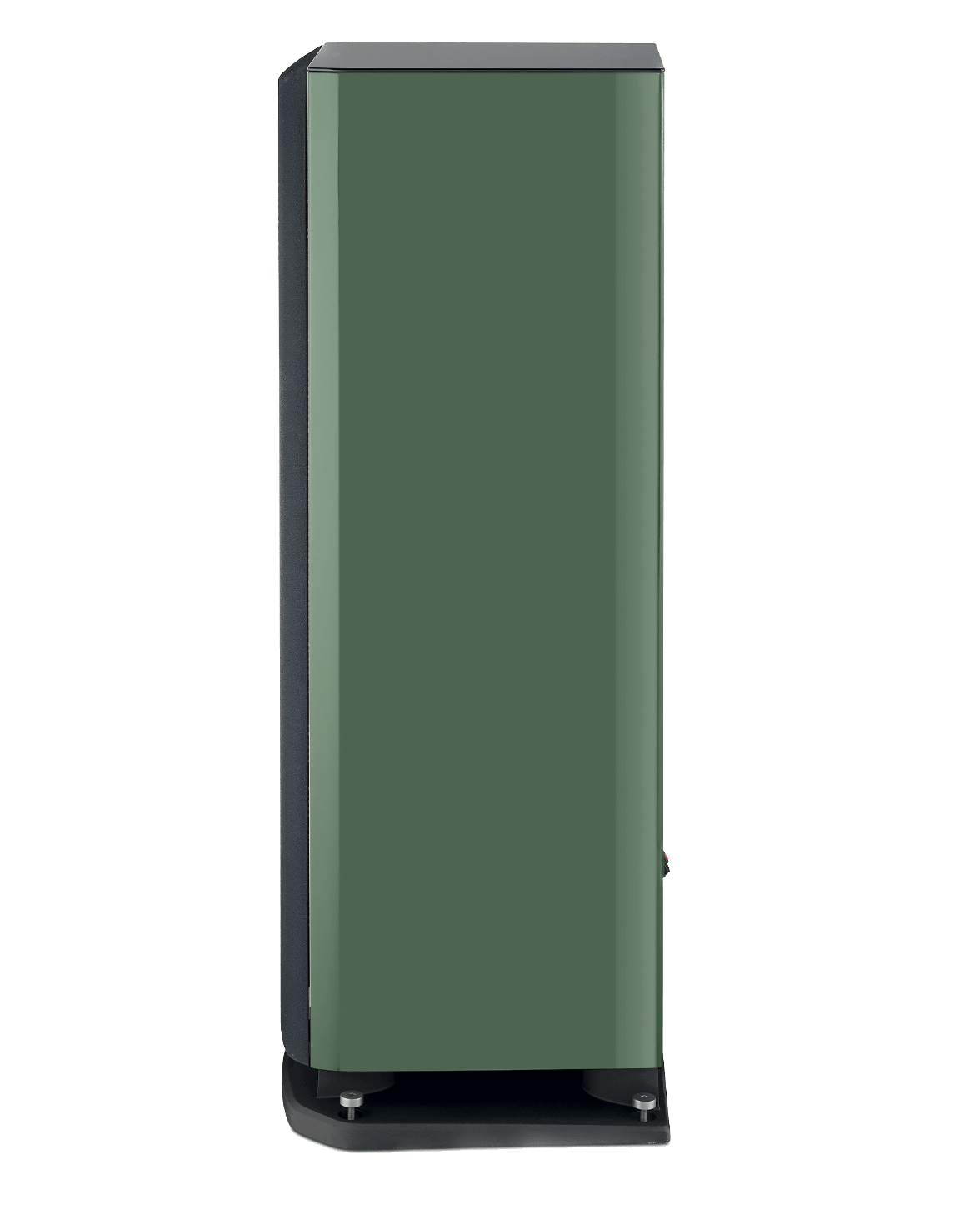Focal Aria EVO X N° 4 Floorstanding Speakers, individual speaker in Moss Green, profile