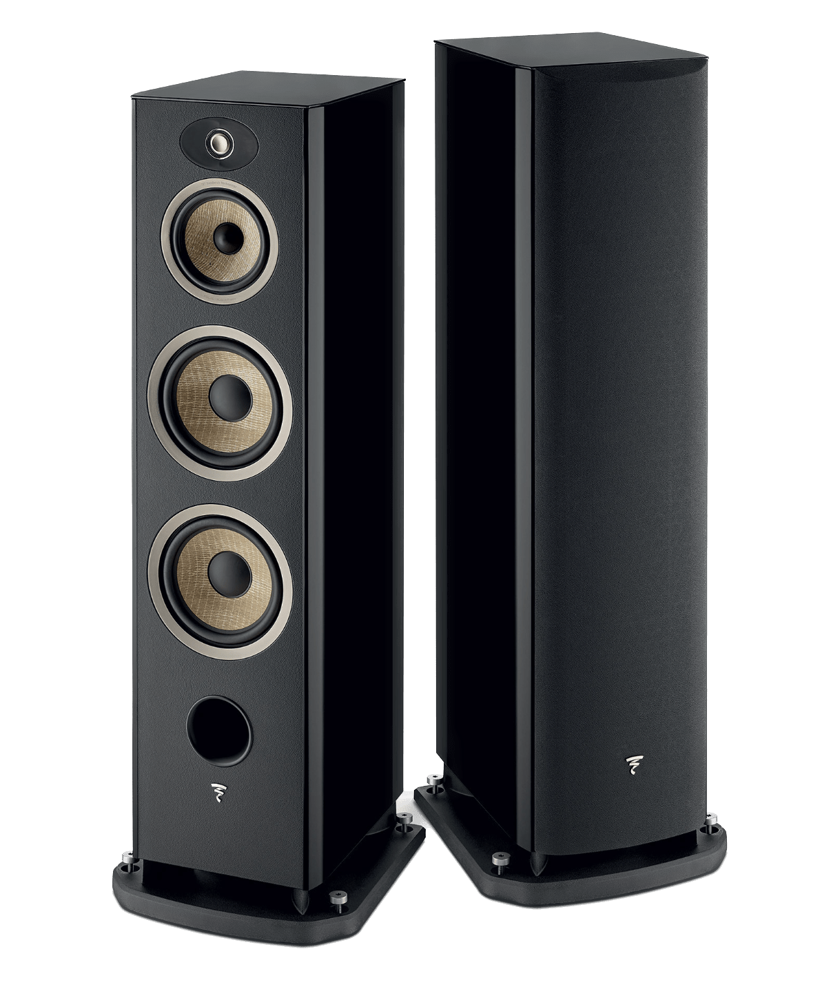 Focal Aria Evo X N°4 Floorstanding Speakers in High Gloss Black, pair