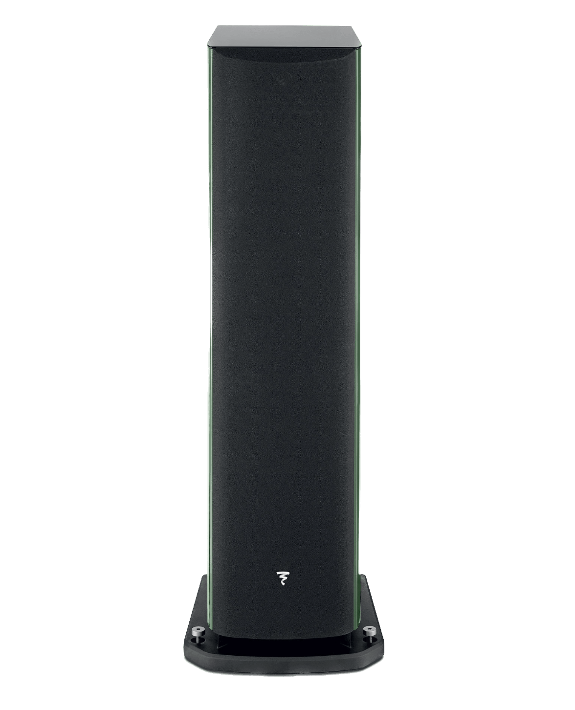 Focal Aria EVO X N° 4 Floorstanding Speakers, individual speaker in Moss Green, front of speaker