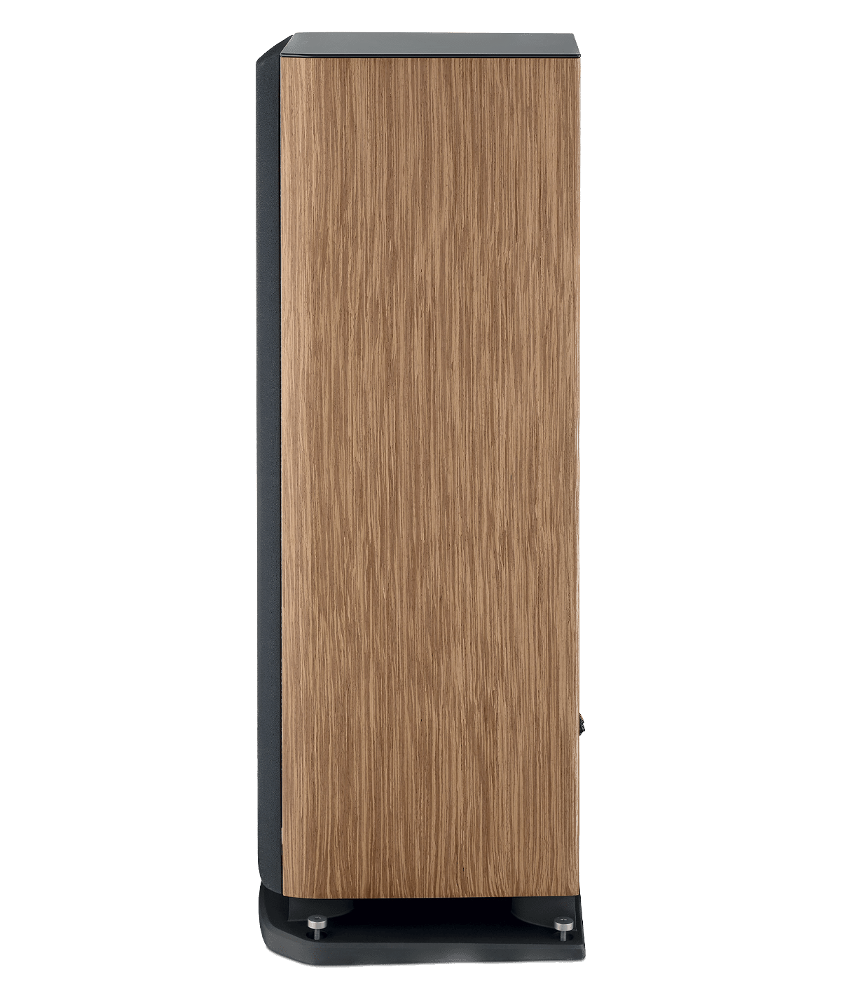 Focal Aria EVO X N° 4 Floorstanding Speakers, individual speaker in Prime Walnut, profile