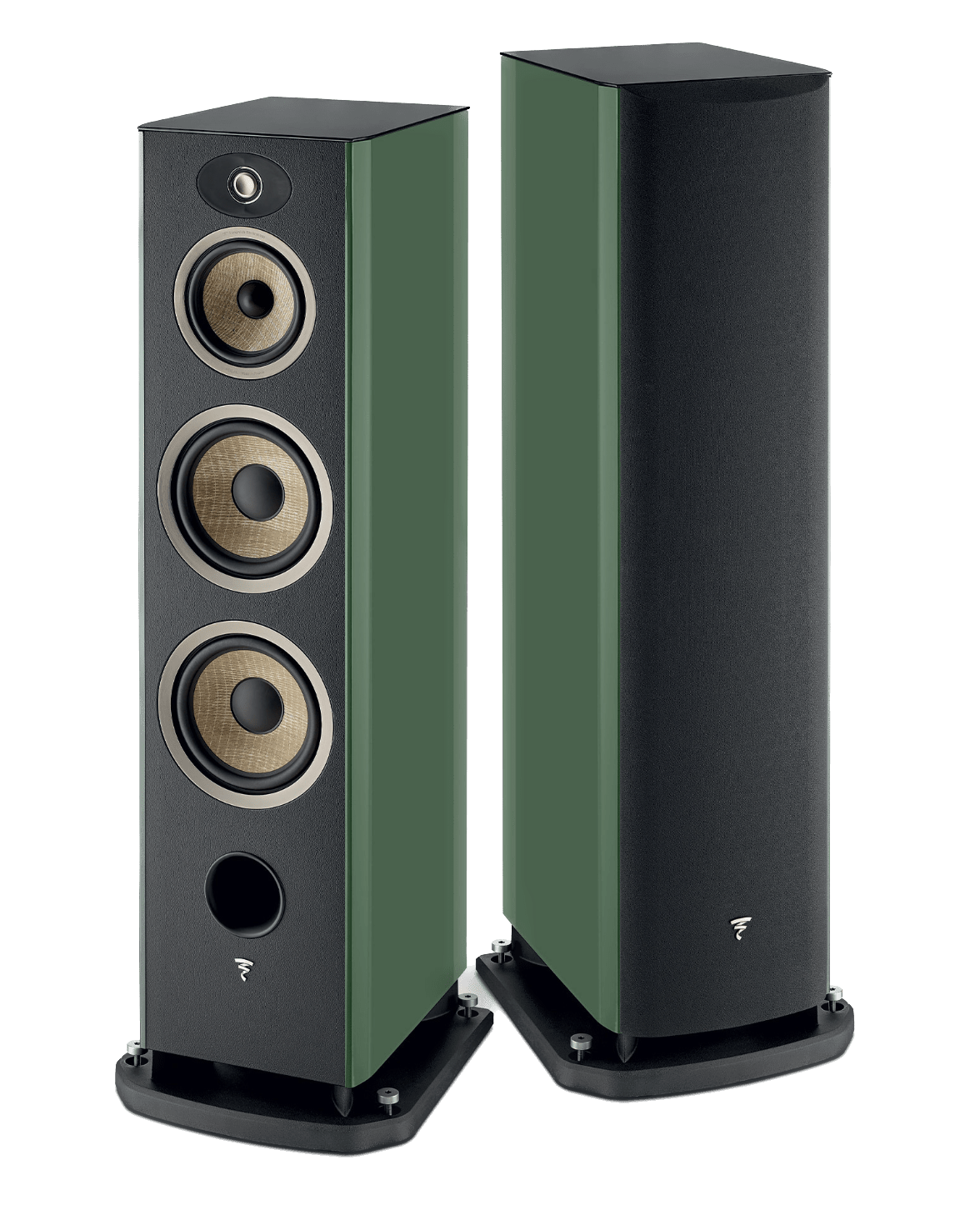 Focal Aria EVO X N° 4 Floorstanding Speakers, pair in Moss Green