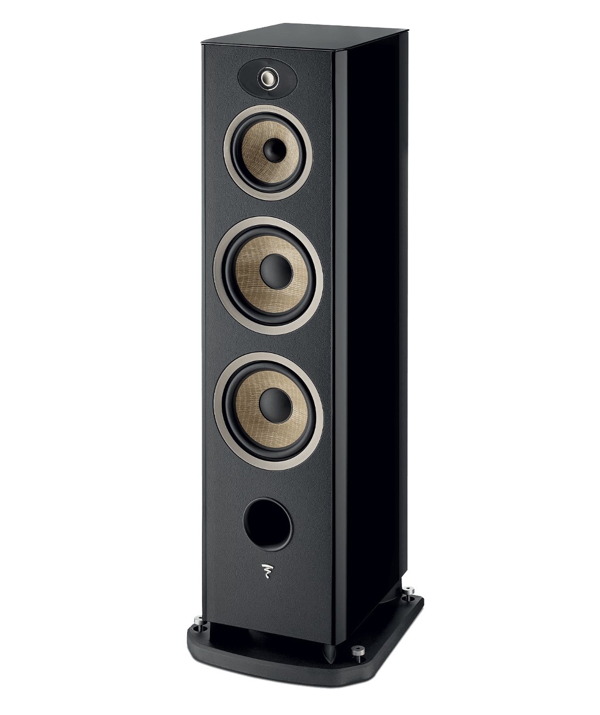 Focal Aria EVO X N° 4 Floorstanding Speakers, individual speaker without grille in High Gloss Black