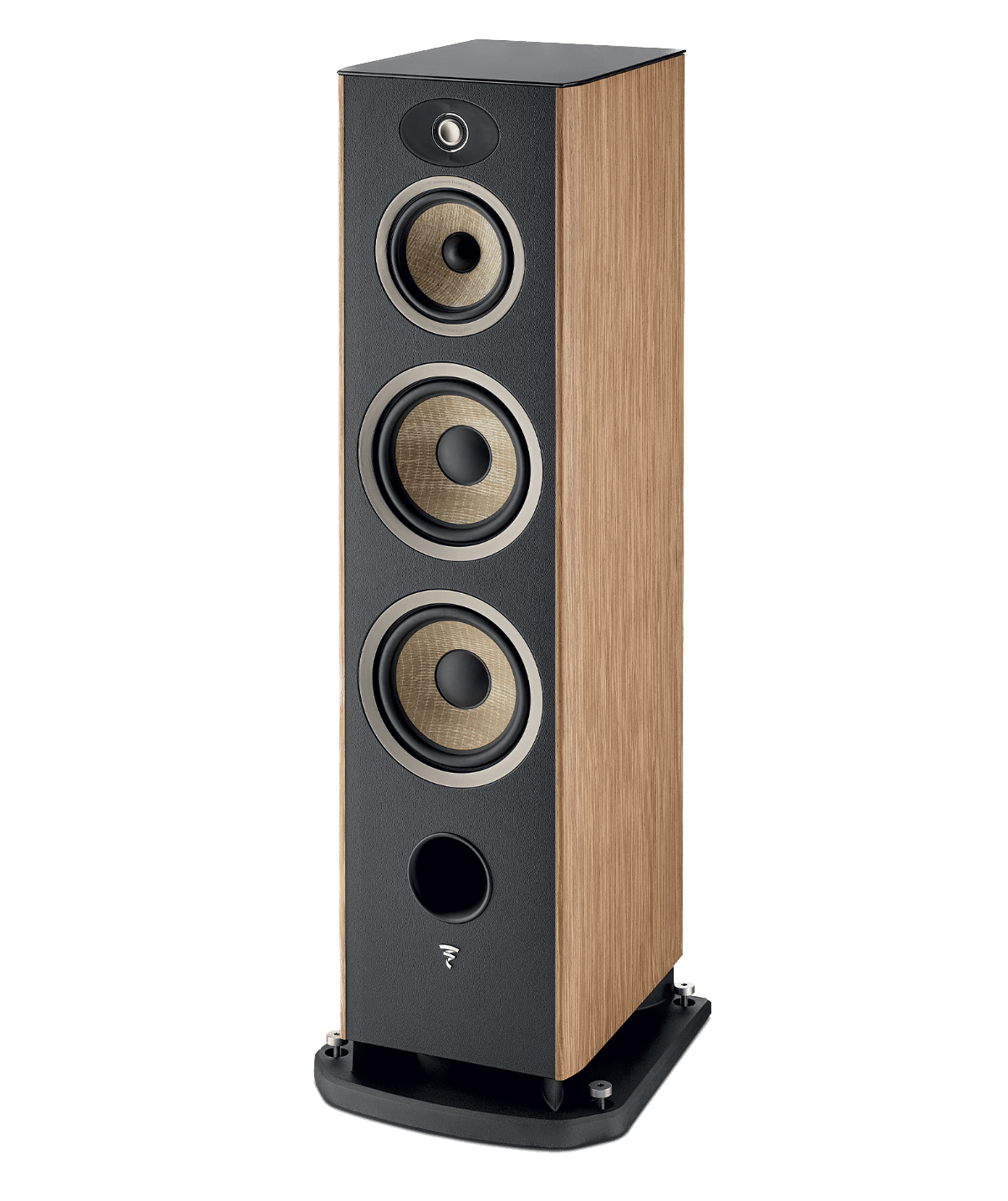Focal Aria EVO X N° 4 Floorstanding Speakers, individual speaker without grille in Prime Walnut