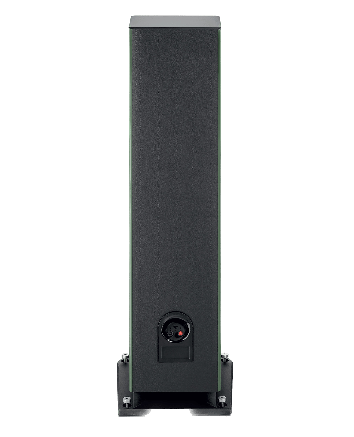 Focal Aria EVO X N° 4 Floorstanding Speakers, individual speaker in Moss Green, front of speaker