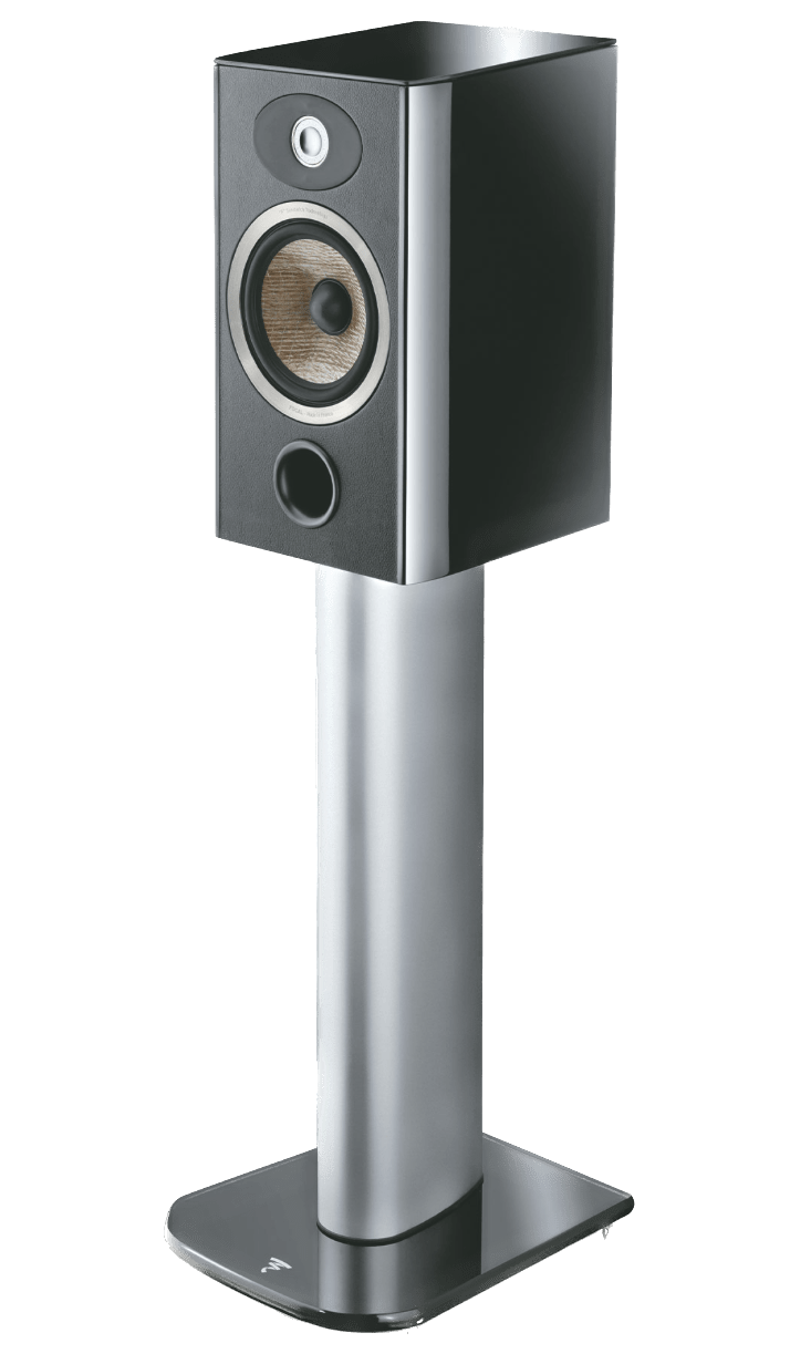 Focal Aria S900 Speaker Stands, individual shown here with speaker mounted (speaker sold Separately)