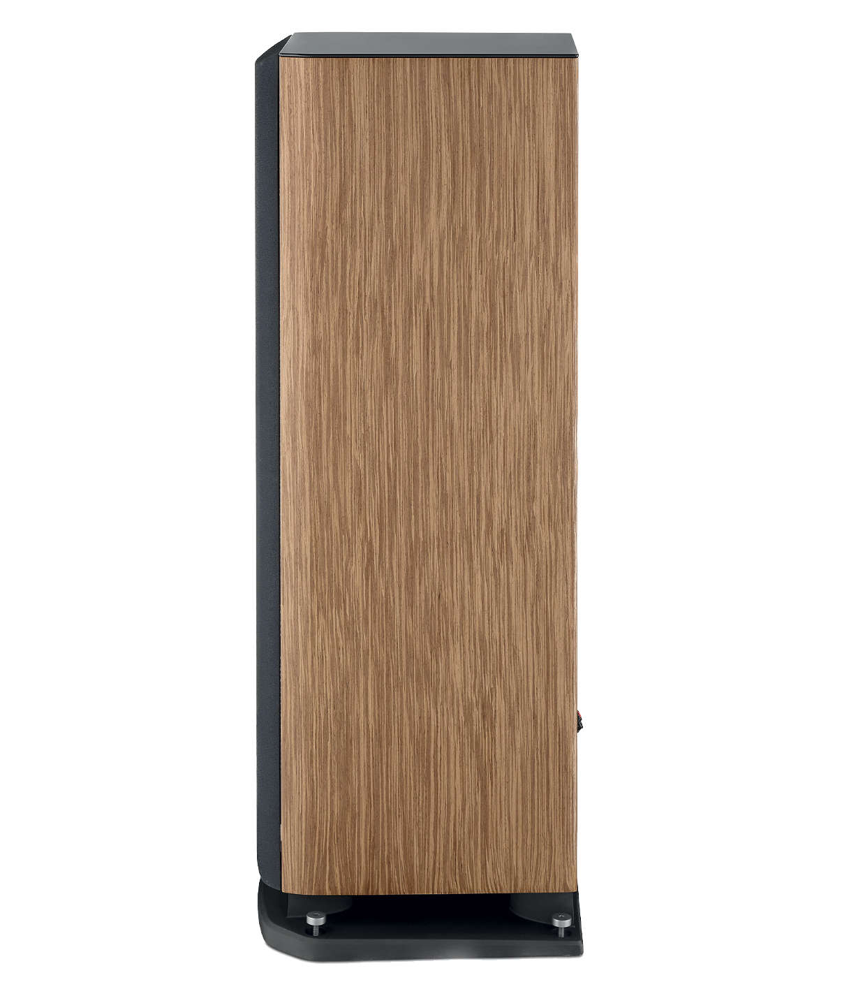 Focal Aria EVO X N° 4 Floorstanding Speakers, individual speaker in Prime Walnut, profile