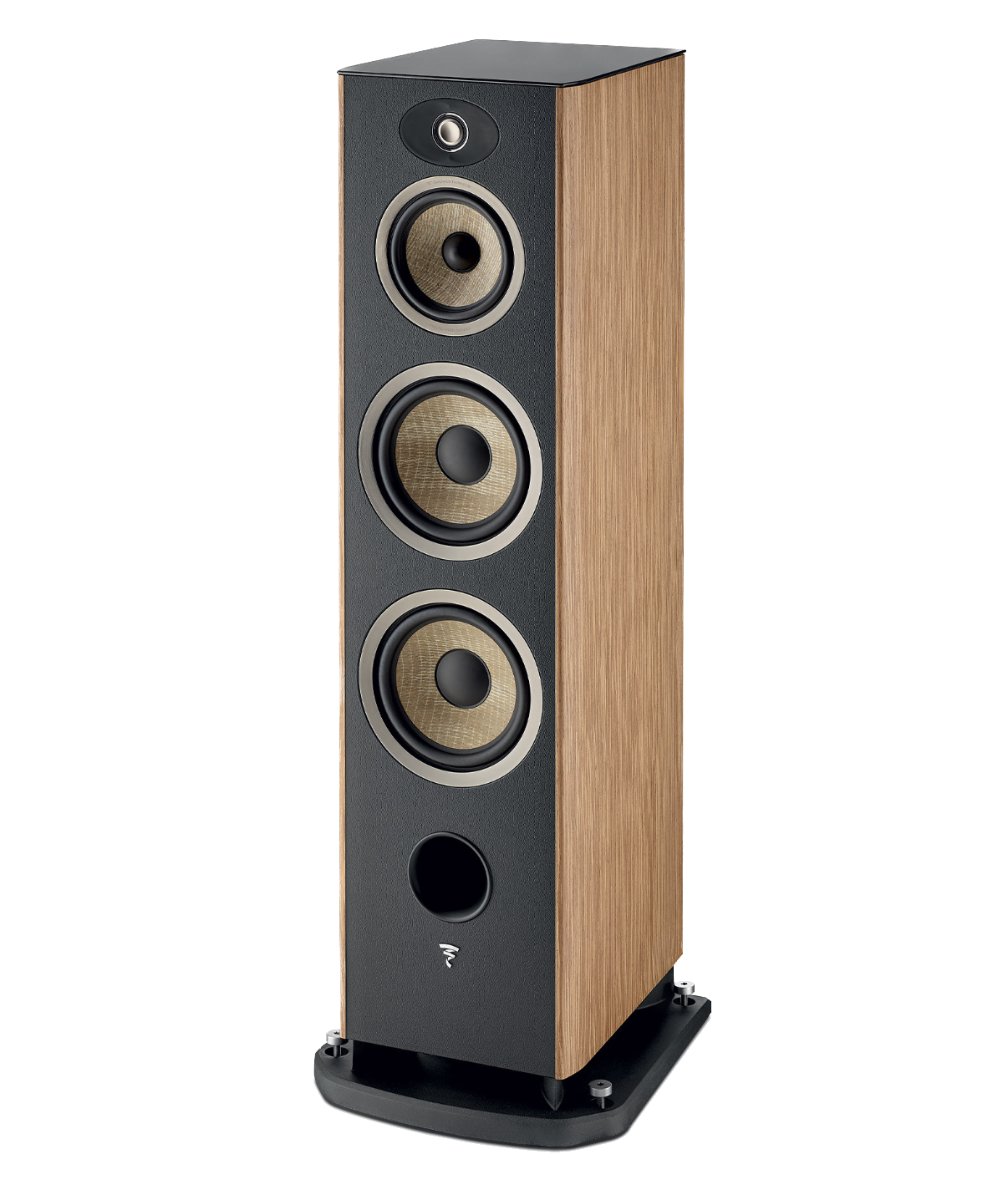 Focal Aria EVO X N° 4 Floorstanding Speakers, individual speaker without grille in Prime Walnut