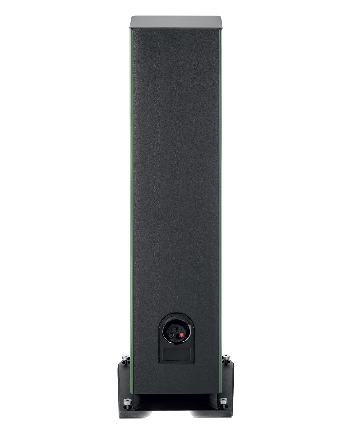 Focal Aria EVO X N° 4 Floorstanding Speakers, individual speaker in Moss Green, front of speaker