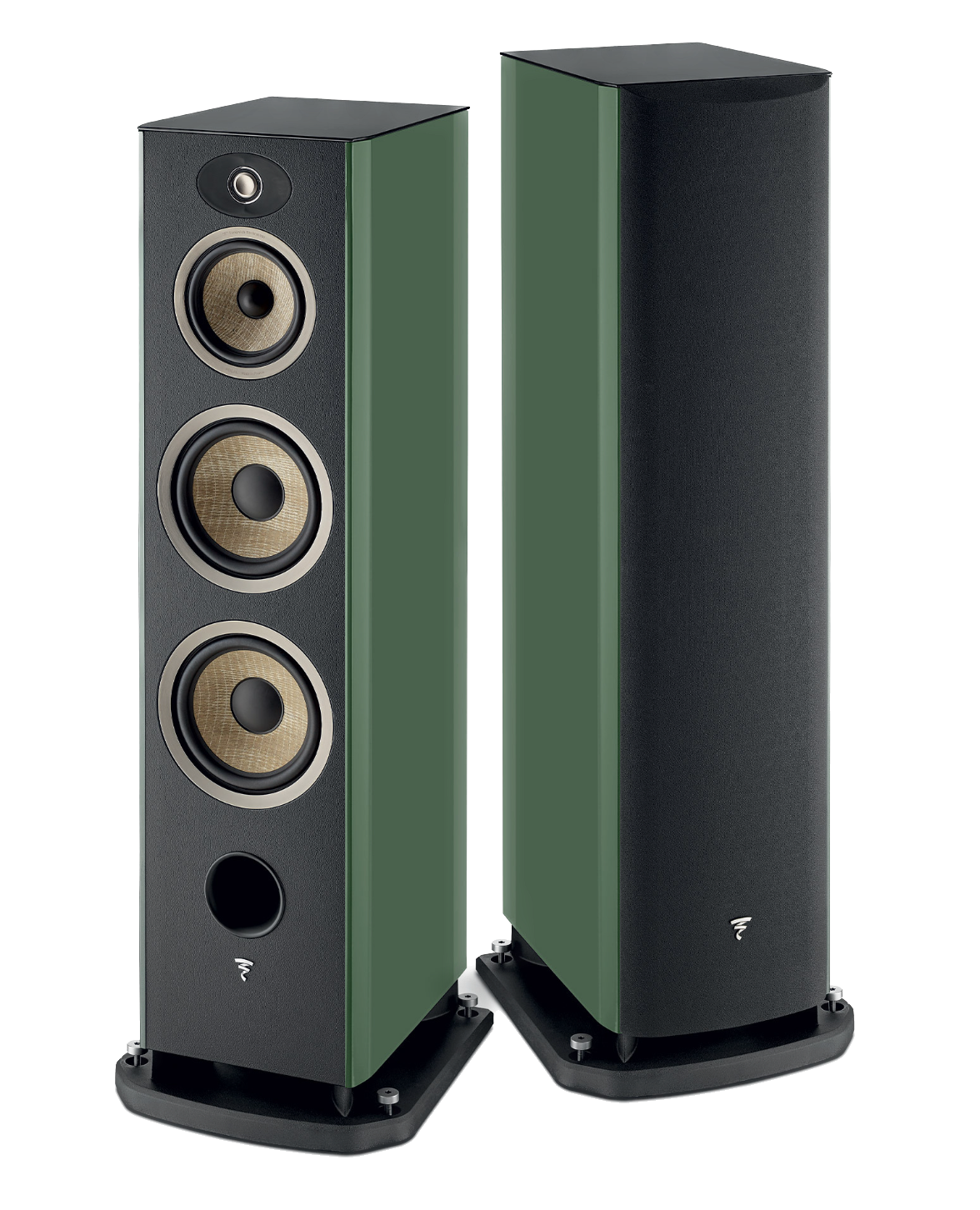 Focal Aria EVO X N° 4 Floorstanding Speakers, pair in Moss Green