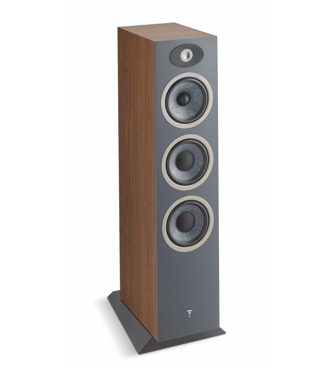 Focal Theva No.3 3-Way Floorstanding Speaker in Dark Wood, without grille