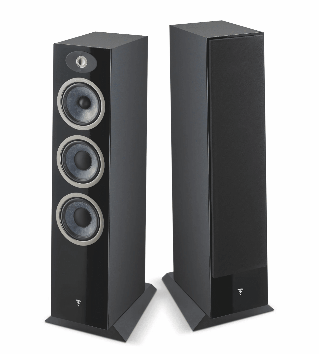 Focal Theva No.3 3-Way Floorstanding Speakers Pair in High Gloss Black