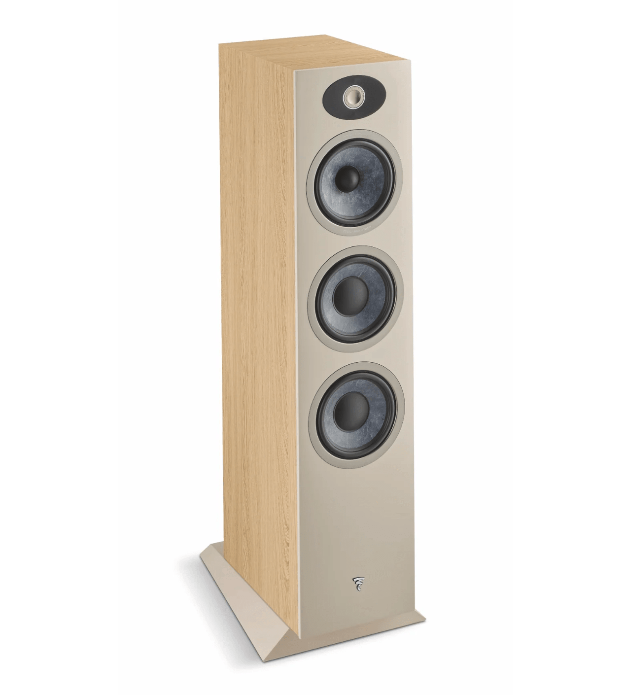 Focal Theva No.3 3-Way Floorstanding Speaker in Light Wood, without grille