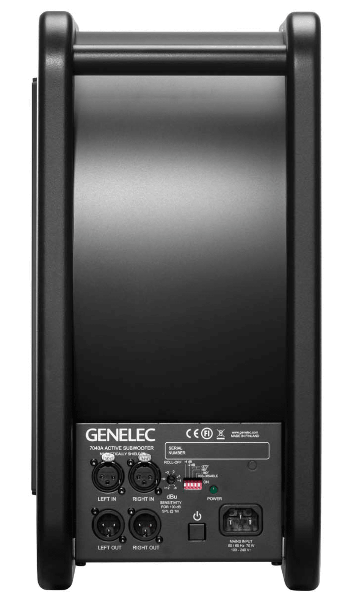 Genelec 7040A Studio subwoofer, side image