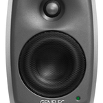 Genelec 8320A SAM Active Studio Monitors in dark gray- front image