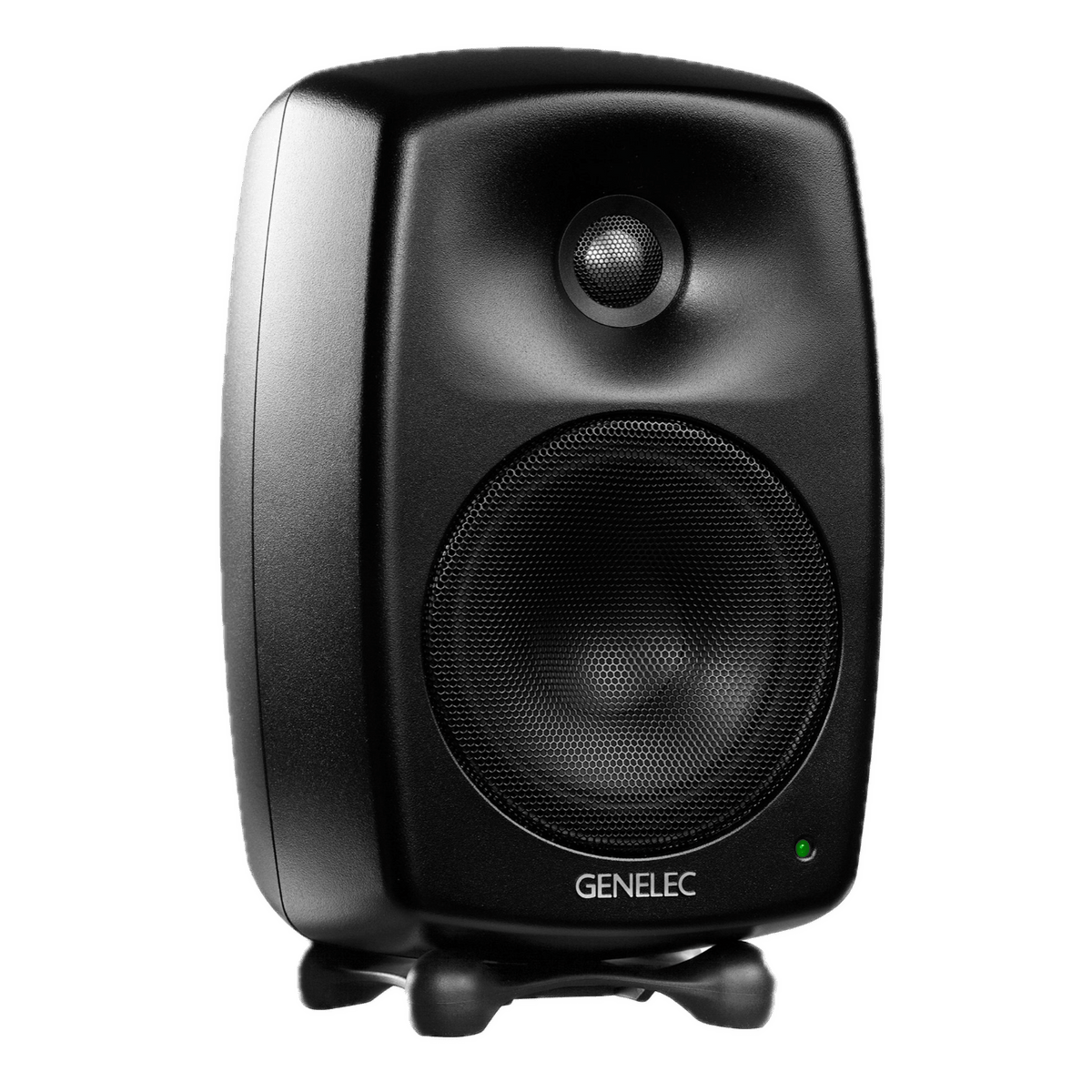 Genelec 8330A SAM Active Studio Monitors, individual shown in Black, angled
