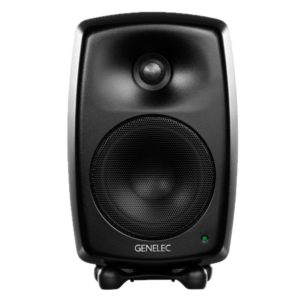 Genelec 8330A SAM Active Studio Monitors, individual shown in Black, front