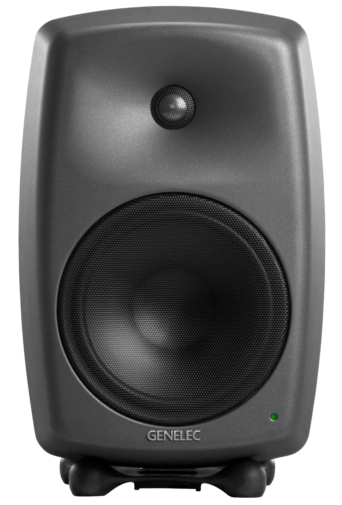 Genelec 8350A SAM Active Studio Monitors in dark gray - front image