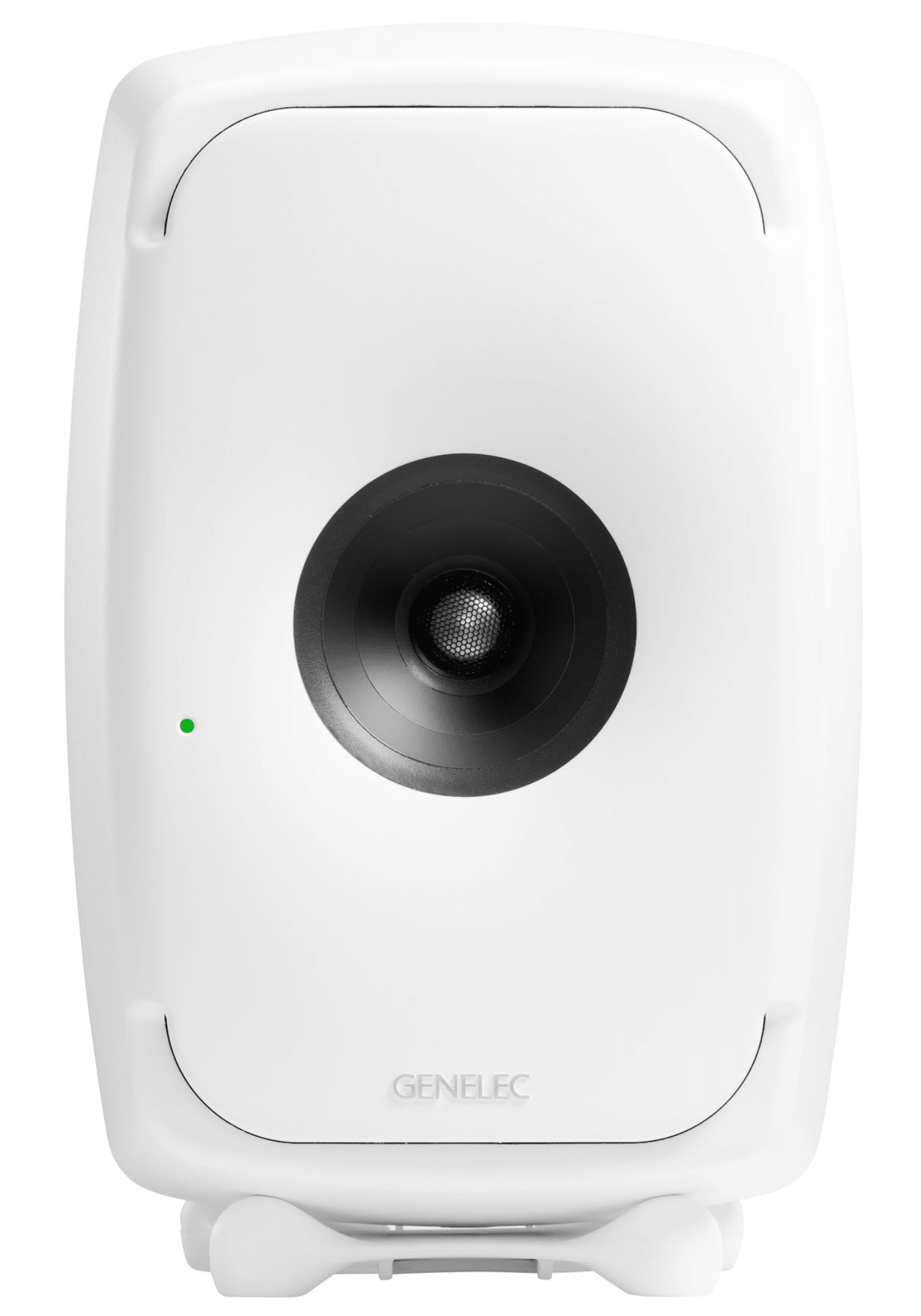 Genelec 8351B SAM Powered Studio Monitors in White - front image