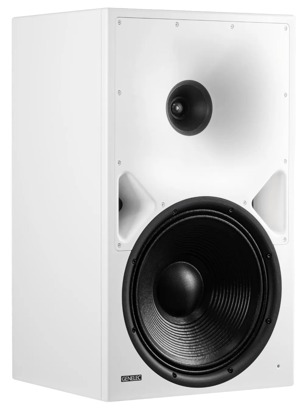 Genelec 8380A SAM™ Active Studio Monitor in white, angled to the right